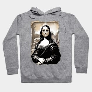 Mona Lisa Mask Hoodie